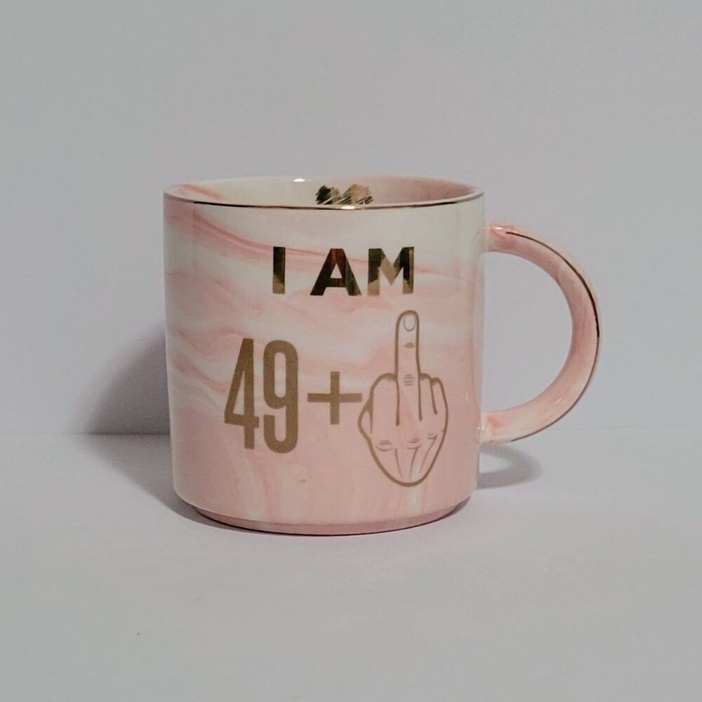 50th Birthday Gifts for Women - Funny Turning 50 Years Old - Ceramic Mug - EUC!